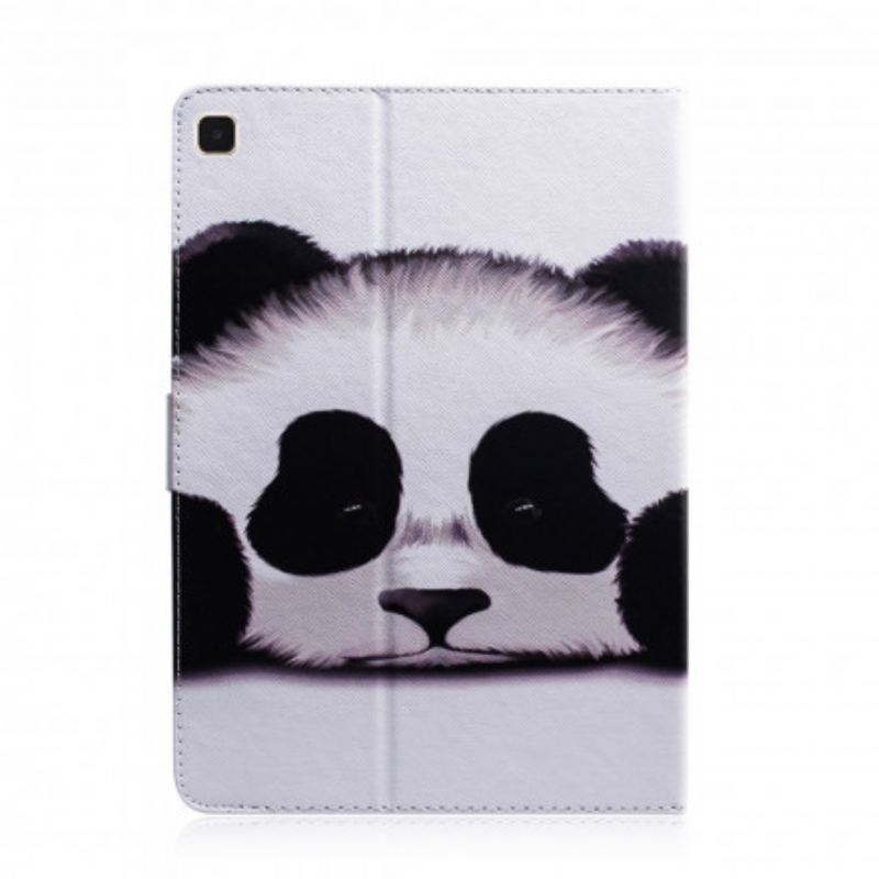 Capa Flip Para Samsung Galaxy Tab A7 (2020) Cabeça De Panda