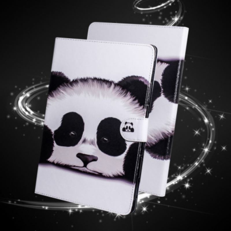 Capa Flip Para Samsung Galaxy Tab A7 (2020) Cabeça De Panda