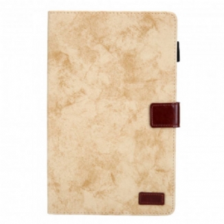 Capa Flip Para Samsung Galaxy Tab A7 (2020) Estilo Clássico De Couro