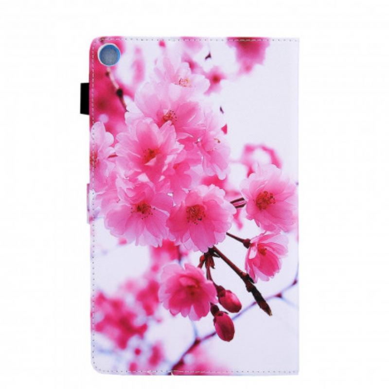 Capa Flip Para Samsung Galaxy Tab A7 (2020) Flores Dos Sonhos