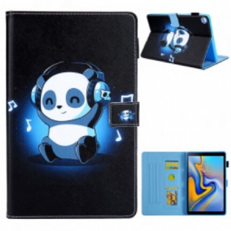 Capa Flip Para Samsung Galaxy Tab A7 (2020) Funky Panda