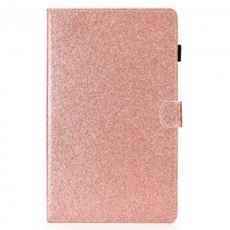 Capa Flip Para Samsung Galaxy Tab A7 (2020) Glitter Cintilante