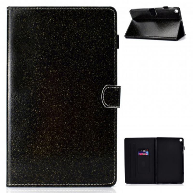 Capa Flip Para Samsung Galaxy Tab A7 (2020) Glitter Cintilante