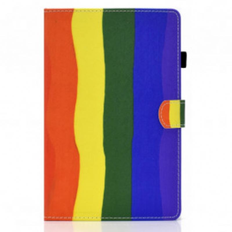 Capa Folio Para Samsung Galaxy Tab A7 (2020) Colorida