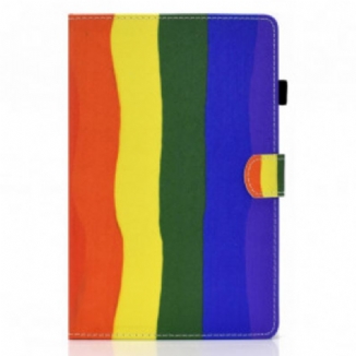 Capa Folio Para Samsung Galaxy Tab A7 (2020) Colorida