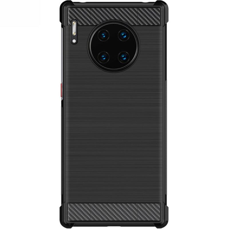 Capa De Celular Para Huawei Mate 30 Pro Fibra De Carbono Escovada Série Imak Vega