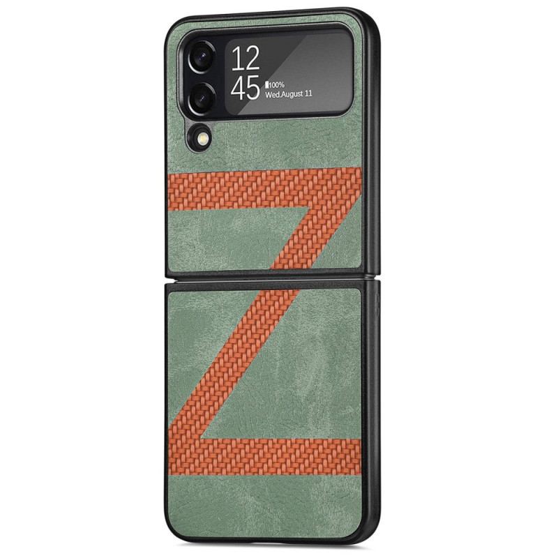 Capa Para Samsung Galaxy Z Flip 4 De Couro Estilo Couro Design Z