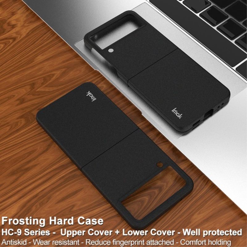 Capa Para Samsung Galaxy Z Flip 4 De Couro Matt Surface Imak