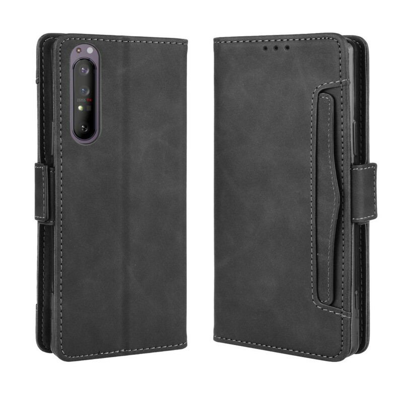 Capa De Couro Para Sony Xperia 1 II Multi-card Premier Class