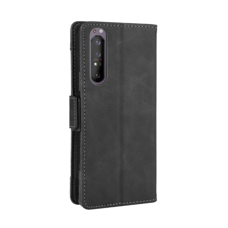 Capa De Couro Para Sony Xperia 1 II Multi-card Premier Class