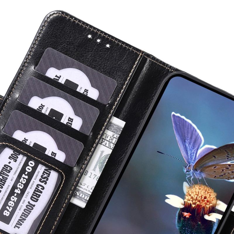 Capa Flip Para Honor 90 Lite Abeel De Couro Sintético