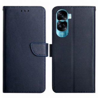 Capa Flip Para Honor 90 Lite Couro Napa