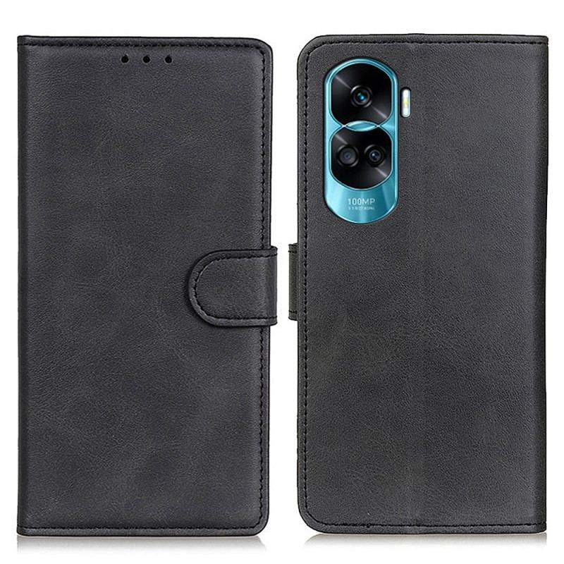 Capa Flip Para Honor 90 Lite Couro Sintético Fosco