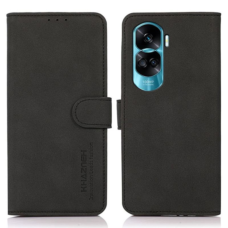 Capa Flip Para Honor 90 Lite Estilo Couro Khazneh