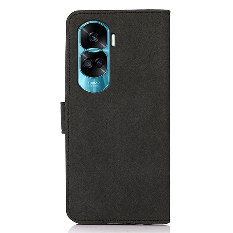 Capa Flip Para Honor 90 Lite Estilo Couro Khazneh