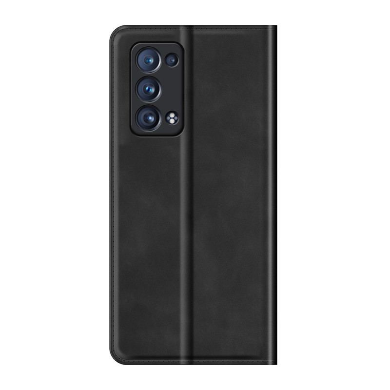 Capa De Celular Para Oppo Reno 6 Pro 5G Flip Suavidade Ao Toque Da Pele