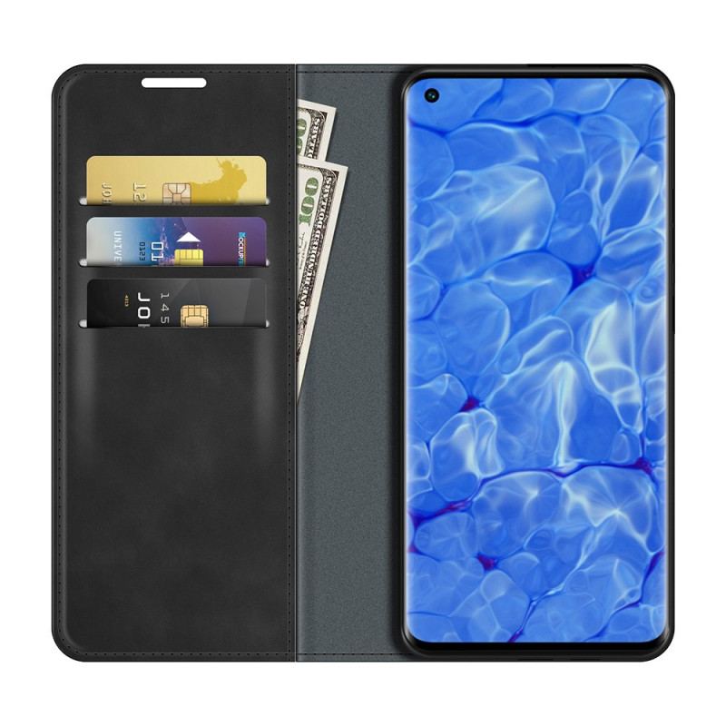 Capa De Celular Para Oppo Reno 6 Pro 5G Flip Suavidade Ao Toque Da Pele