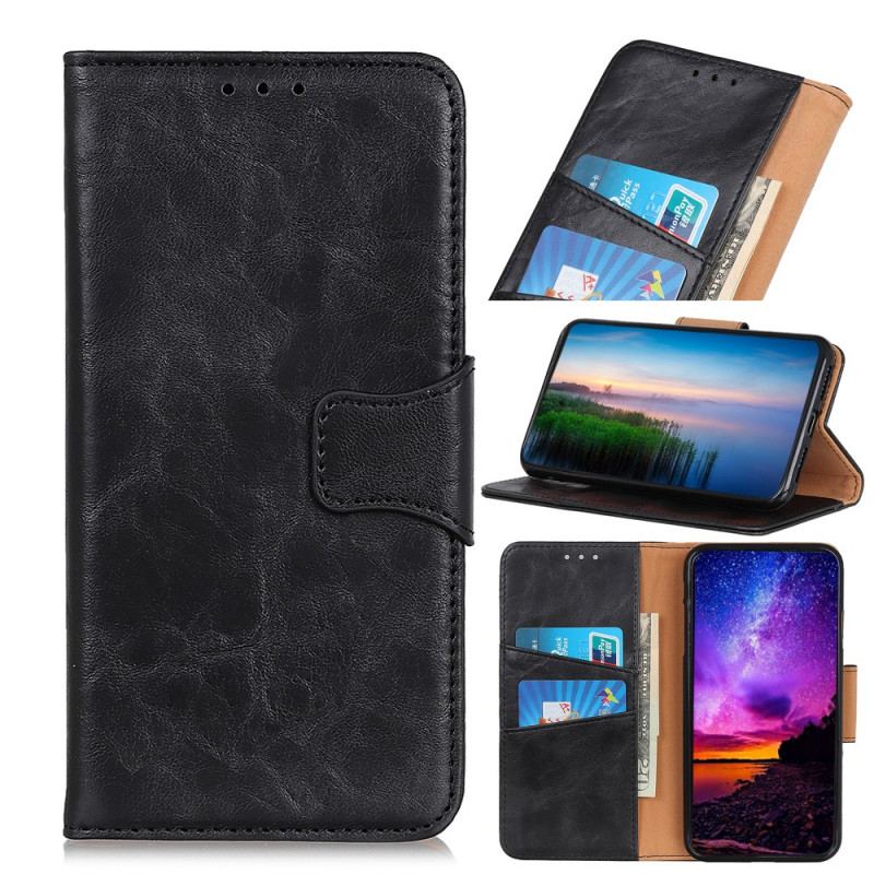 Capa Flip Para Oppo Reno 6 Pro 5G Fecho Patente Reversível