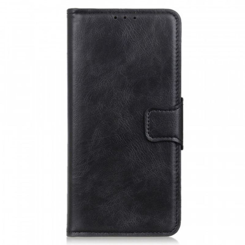 Capa Folio Para Oppo Reno 6 Pro 5G Cavalo Louco Preto