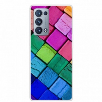 Capa Para Oppo Reno 6 Pro 5G Blocos Coloridos