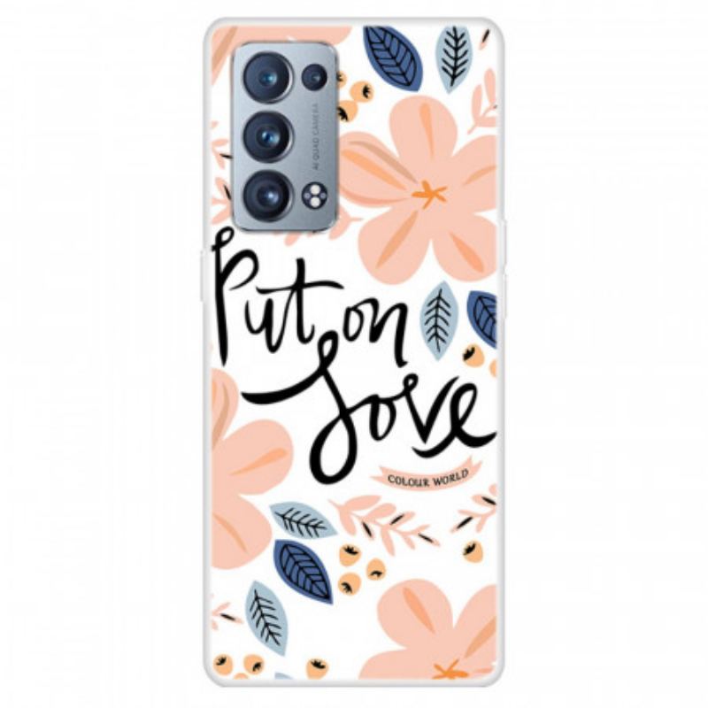 Capa Para Oppo Reno 6 Pro 5G Coloque Amor