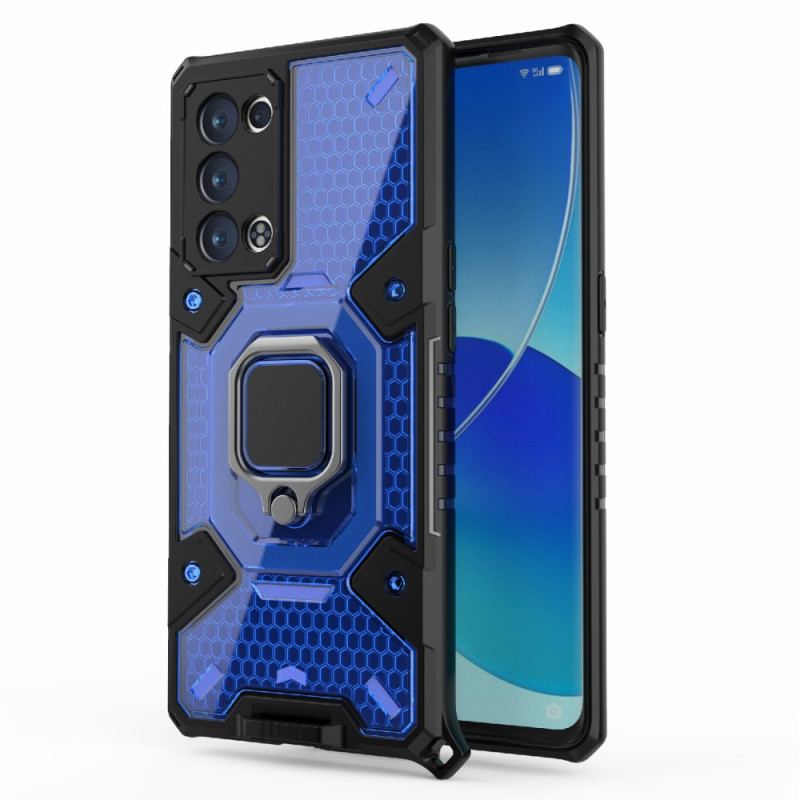 Capa Para Oppo Reno 6 Pro 5G Flexível Com Anel