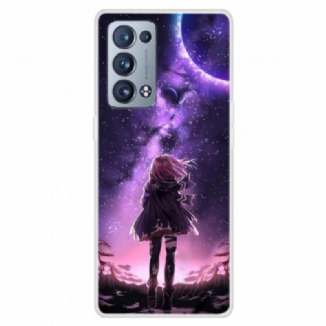 Capa Para Oppo Reno 6 Pro 5G Lua Violeta