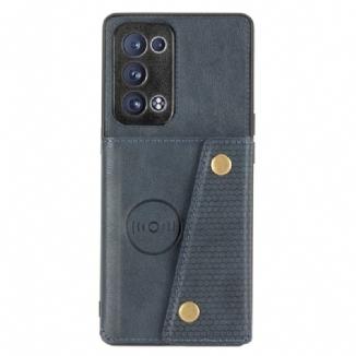 Capa Para Oppo Reno 6 Pro 5G Porta-cartão Folheto