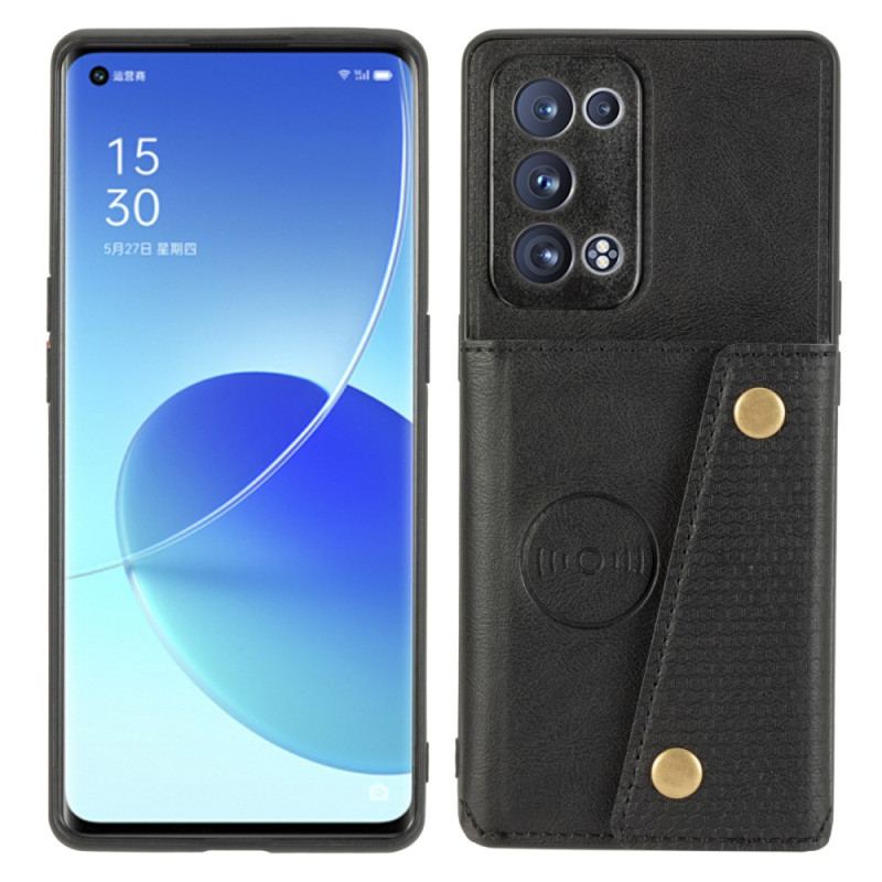 Capa Para Oppo Reno 6 Pro 5G Porta-cartão Folheto