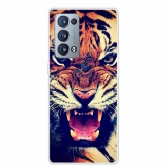 Capa Para Oppo Reno 6 Pro 5G Tigre Frontal