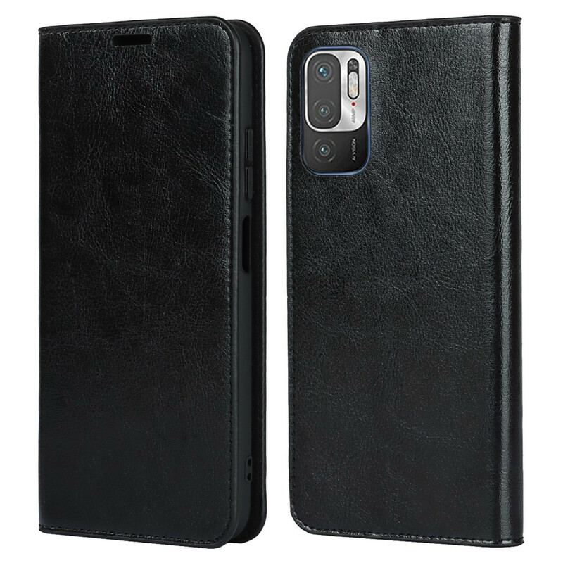 Capa De Celular Para Xiaomi Redmi Note 10 5G Flip Couro Legitimo