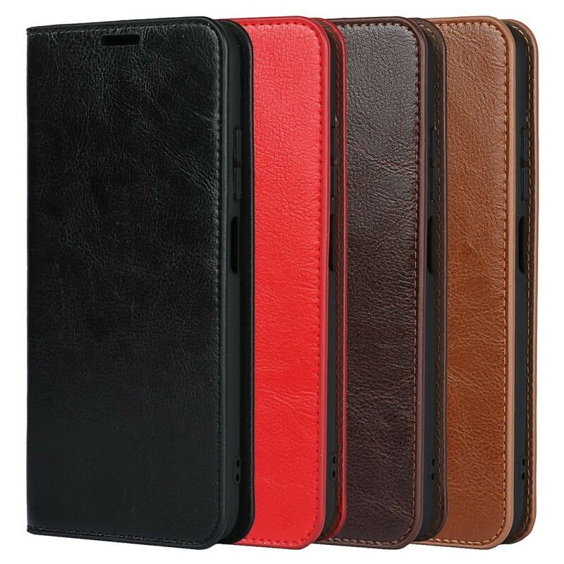 Capa De Celular Para Xiaomi Redmi Note 10 5G Flip Couro Legitimo