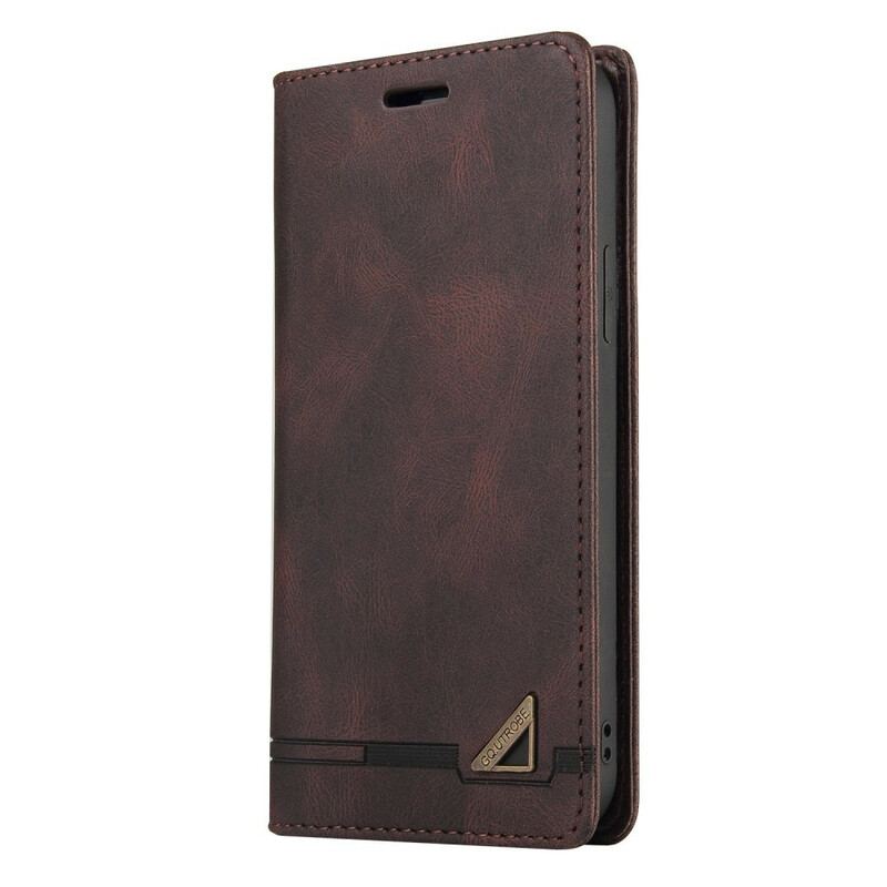 Capa De Celular Para Xiaomi Redmi Note 10 5G Flip Couro Sintético Gq.utrobe