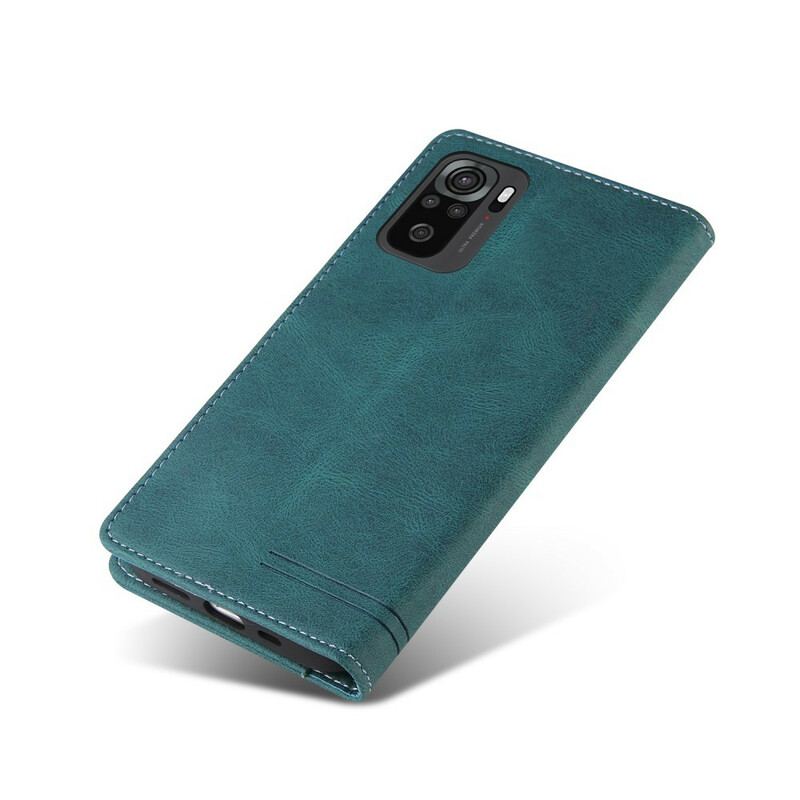 Capa De Celular Para Xiaomi Redmi Note 10 5G Flip Couro Sintético Gq.utrobe