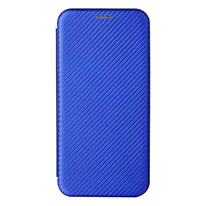 Capa De Celular Para Xiaomi Redmi Note 10 5G Flip Fibra De Carbono Colorida