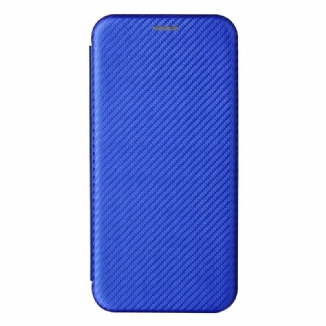 Capa De Celular Para Xiaomi Redmi Note 10 5G Flip Fibra De Carbono Colorida