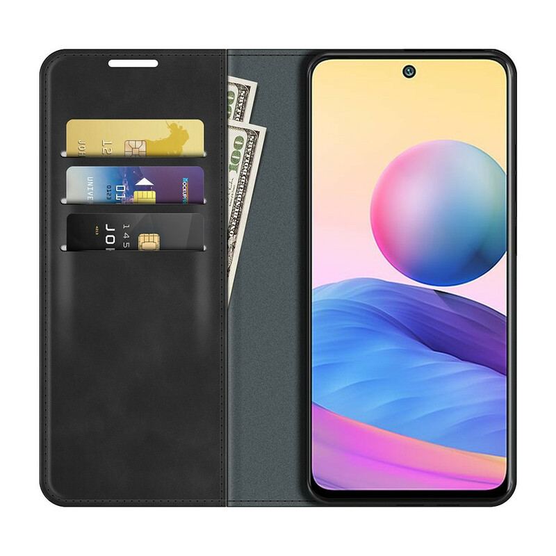 Capa De Celular Para Xiaomi Redmi Note 10 5G Flip Toque Sedoso