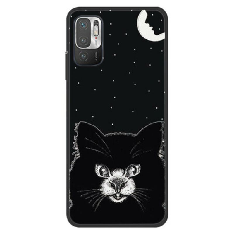 Capa De Celular Para Xiaomi Redmi Note 10 5G Gato Preto