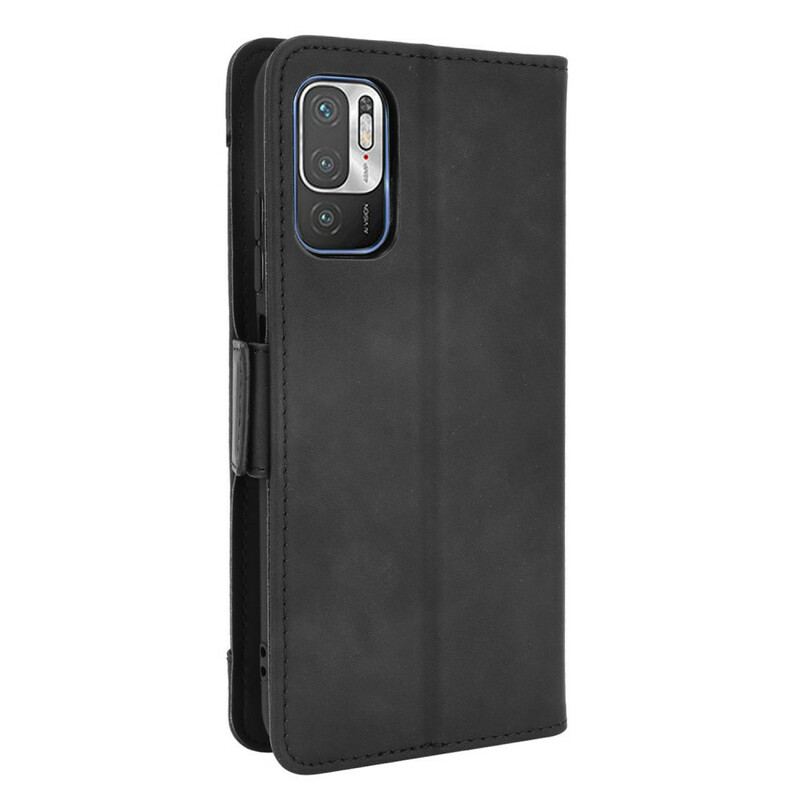 Capa De Couro Para Xiaomi Redmi Note 10 5G Cartões Múltiplos