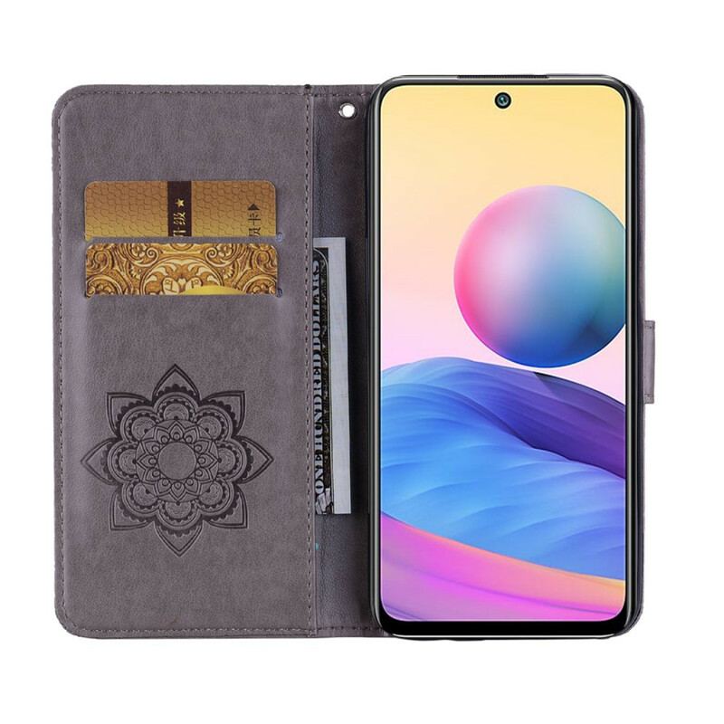 Capa De Couro Para Xiaomi Redmi Note 10 5G Coruja E Charme