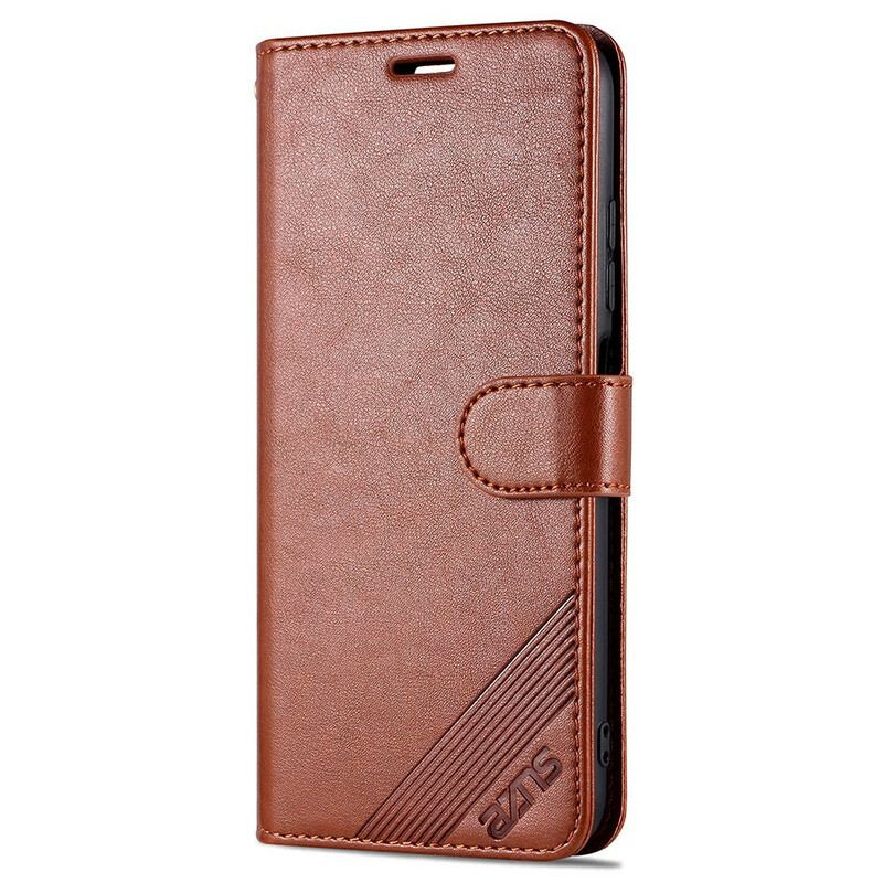 Capa Flip Para Xiaomi Redmi Note 10 5G Azns Luxo