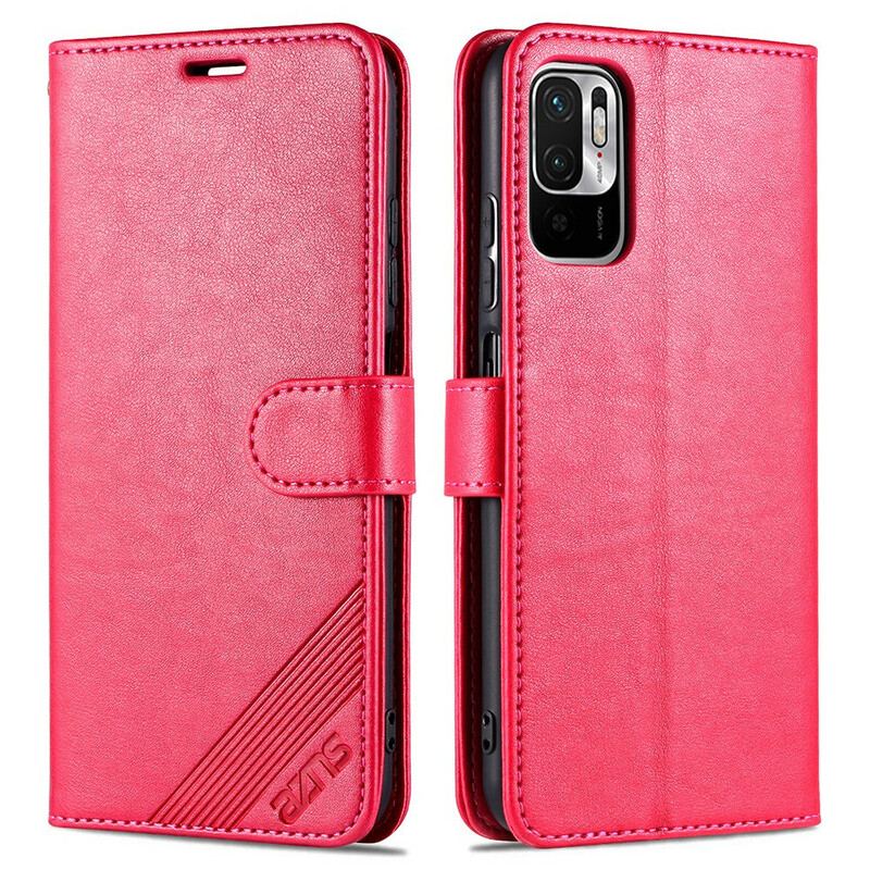 Capa Flip Para Xiaomi Redmi Note 10 5G Azns Luxo