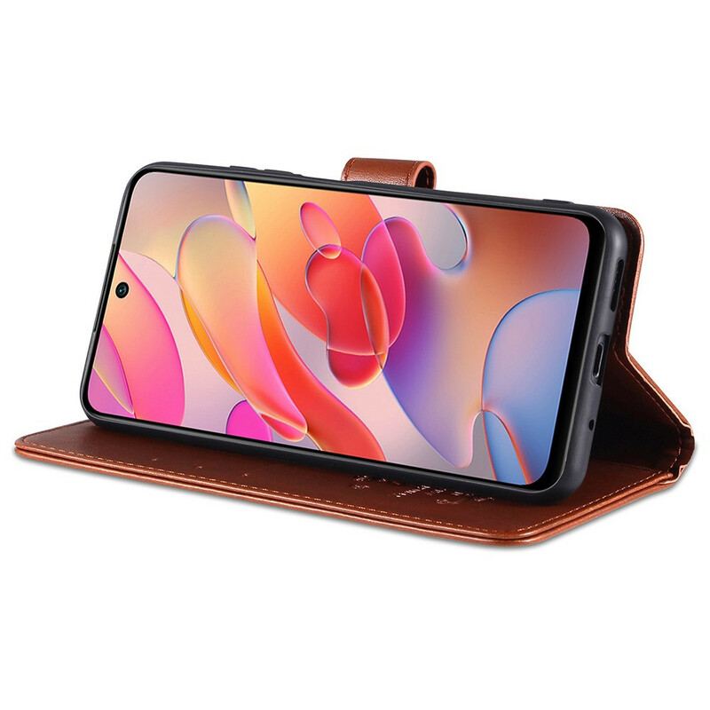 Capa Flip Para Xiaomi Redmi Note 10 5G Azns Luxo