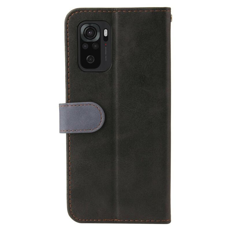 Capa Flip Para Xiaomi Redmi Note 10 5G Dois Tons