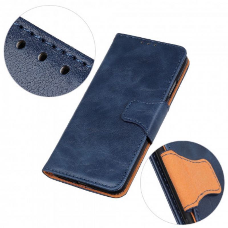 Capa Flip Para Xiaomi Redmi Note 10 5G Fecho Magnético Reversível