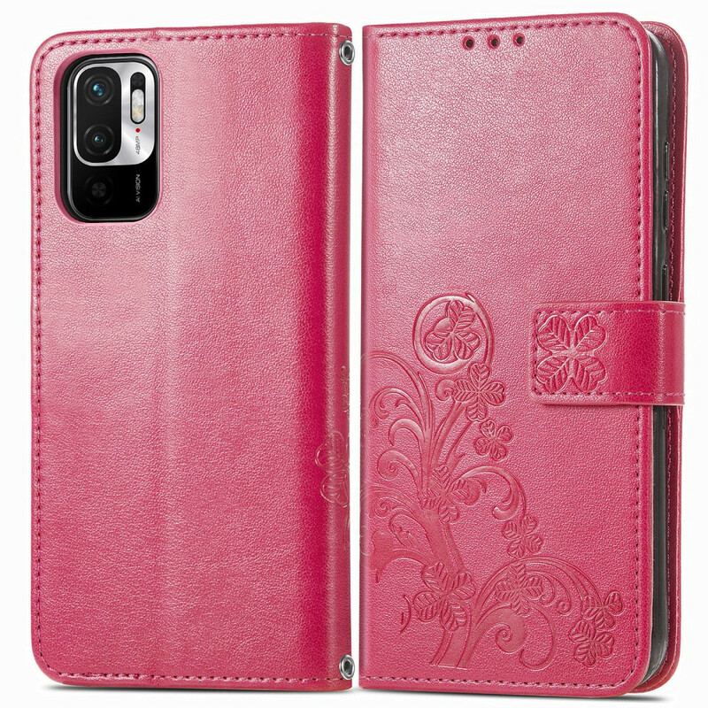 Capa Flip Para Xiaomi Redmi Note 10 5G Flores Ao Vento