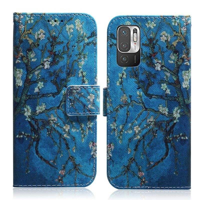 Capa Flip Para Xiaomi Redmi Note 10 5G Galho De Árvore