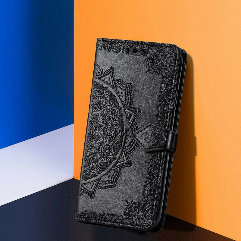 Capa Flip Para Xiaomi Redmi Note 10 5G Mandala Idade Média