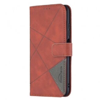 Capa Flip Para Xiaomi Redmi Note 10 5G Triângulos De Cores Binfen