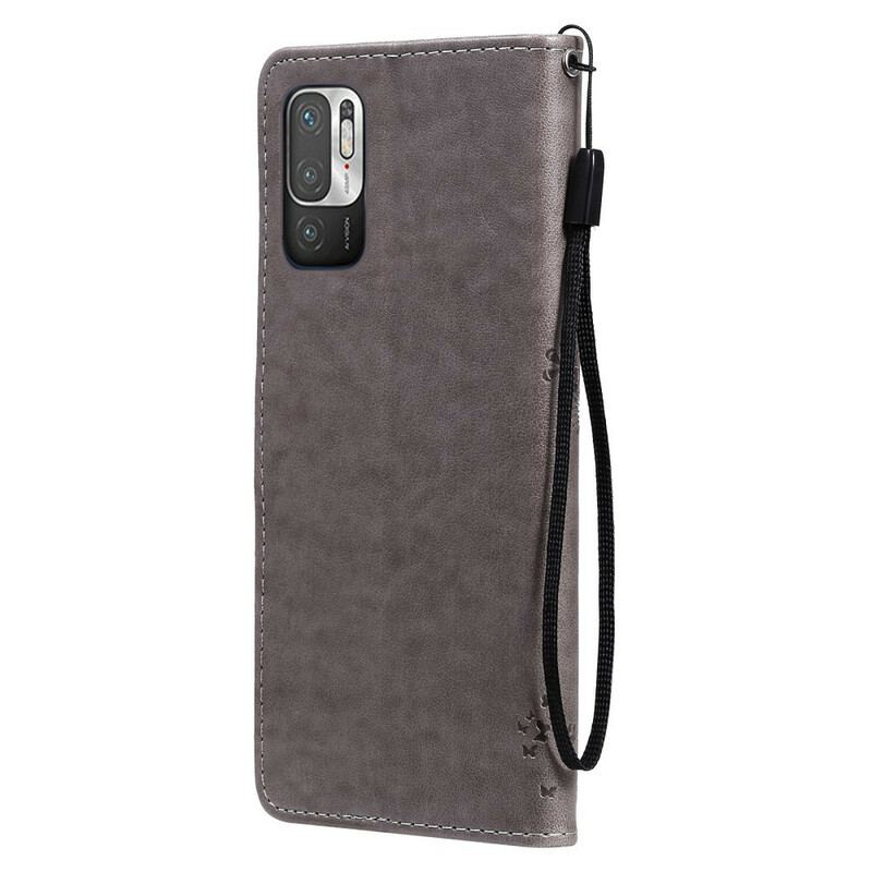 Capa Folio Para Xiaomi Redmi Note 10 5G De Cordão Cordão Daydream